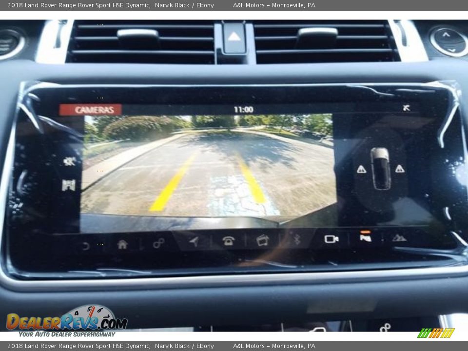 2018 Land Rover Range Rover Sport HSE Dynamic Narvik Black / Ebony Photo #11