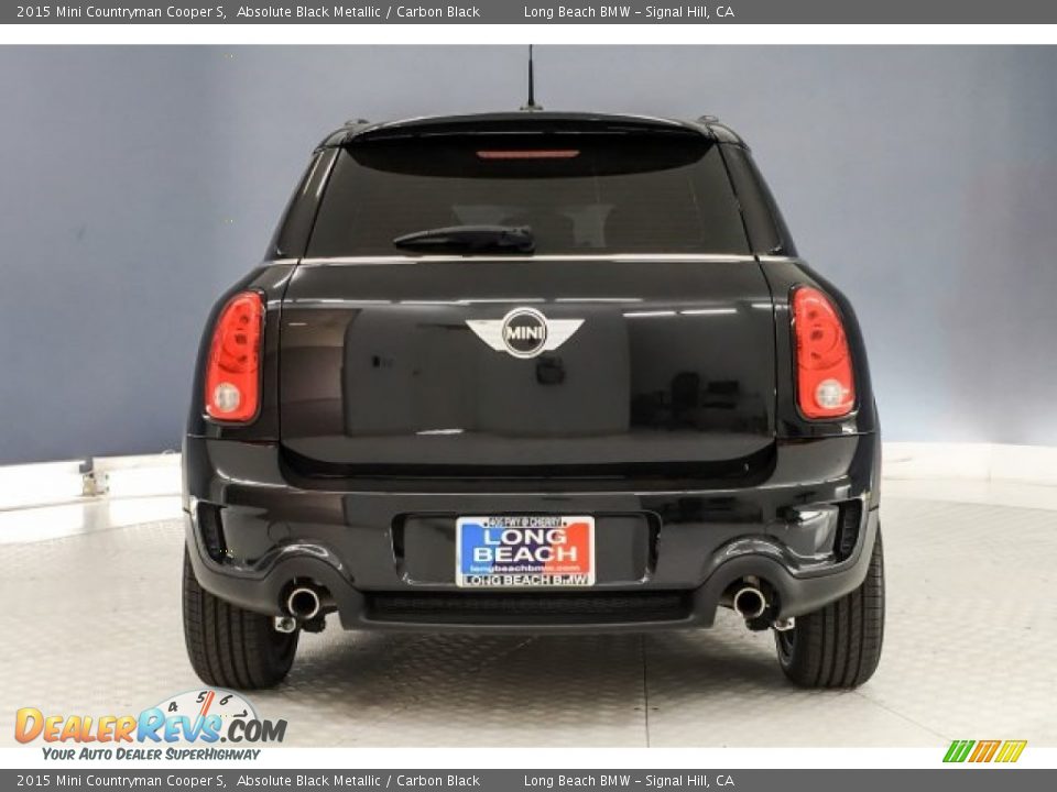 2015 Mini Countryman Cooper S Absolute Black Metallic / Carbon Black Photo #3