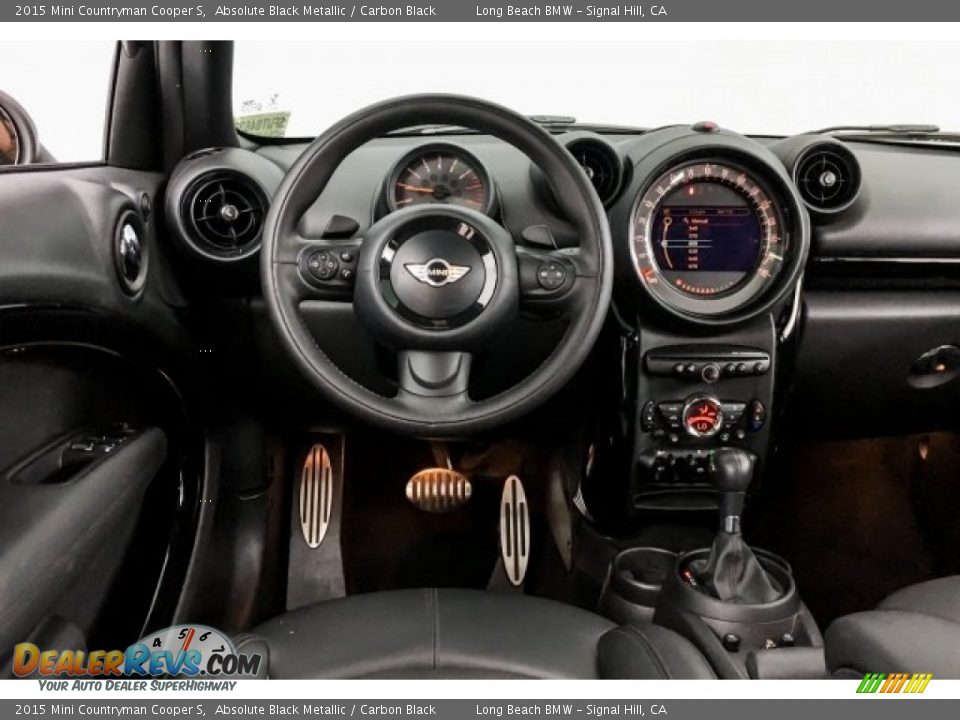 2015 Mini Countryman Cooper S Absolute Black Metallic / Carbon Black Photo #4