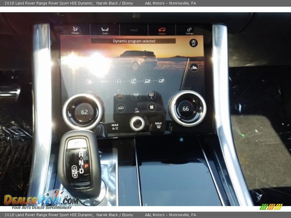 2018 Land Rover Range Rover Sport HSE Dynamic Narvik Black / Ebony Photo #13