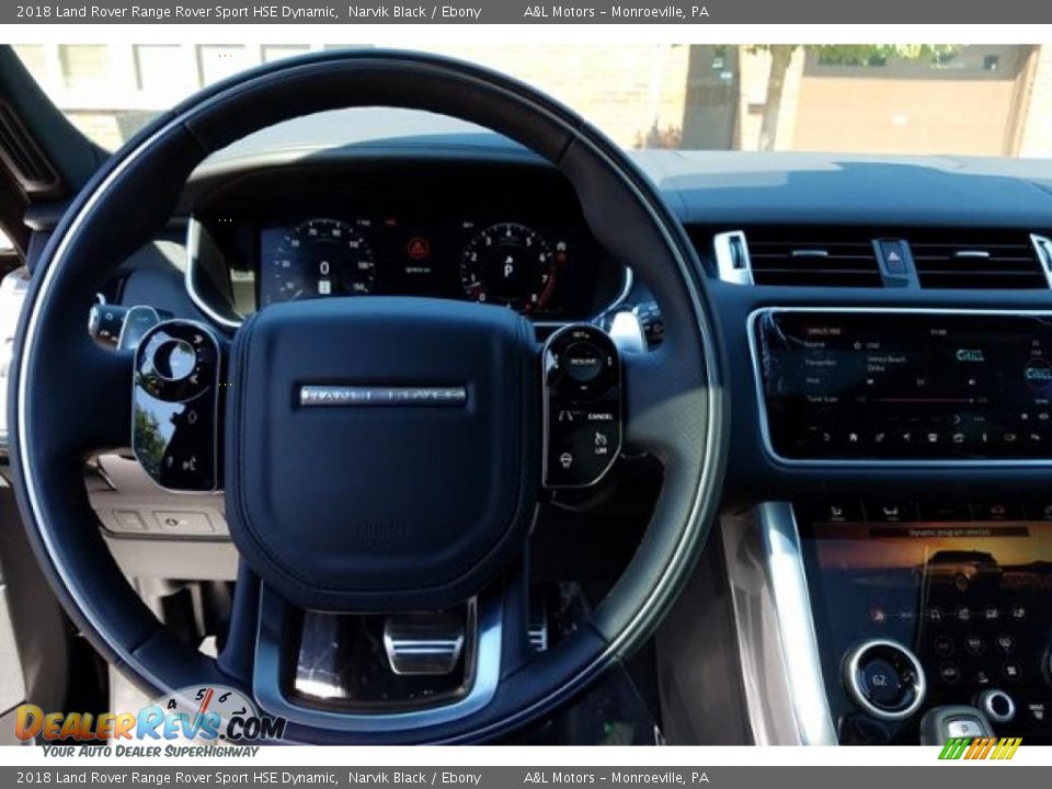 2018 Land Rover Range Rover Sport HSE Dynamic Narvik Black / Ebony Photo #14