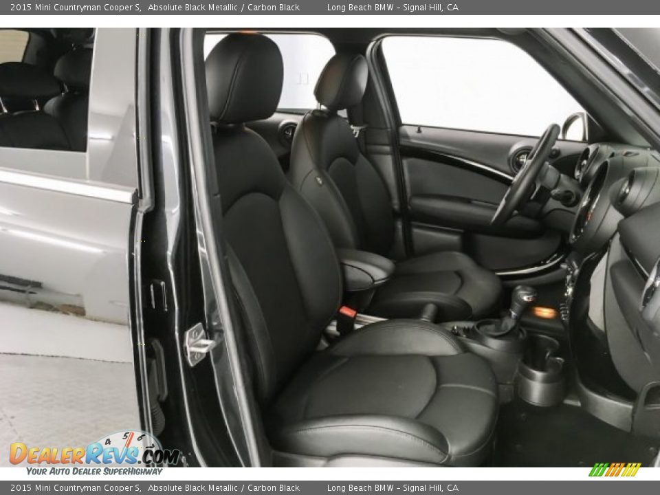 2015 Mini Countryman Cooper S Absolute Black Metallic / Carbon Black Photo #6
