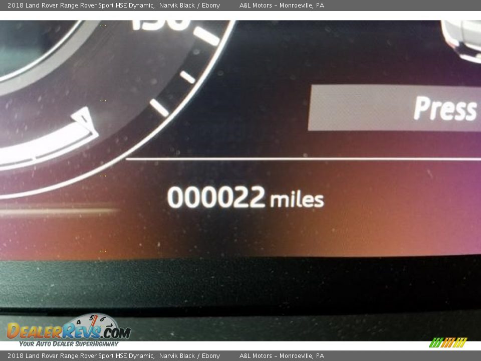 2018 Land Rover Range Rover Sport HSE Dynamic Narvik Black / Ebony Photo #15