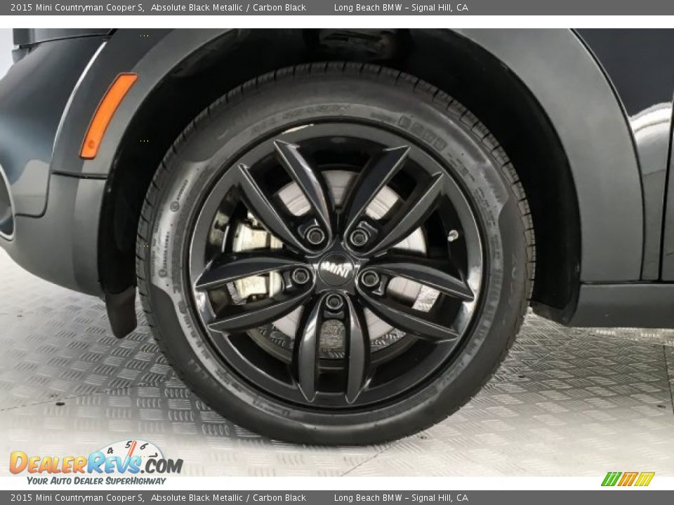 2015 Mini Countryman Cooper S Absolute Black Metallic / Carbon Black Photo #8