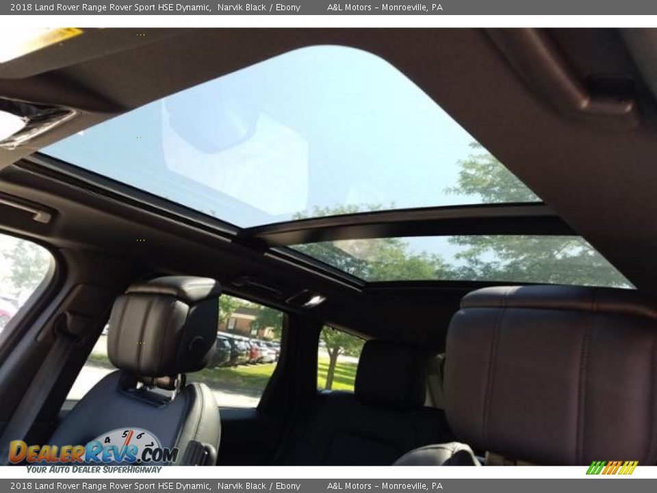 2018 Land Rover Range Rover Sport HSE Dynamic Narvik Black / Ebony Photo #17