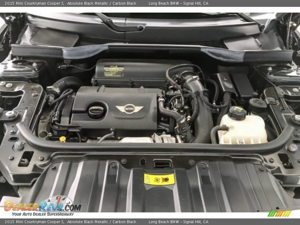 2015 Mini Countryman Cooper S Absolute Black Metallic / Carbon Black Photo #9