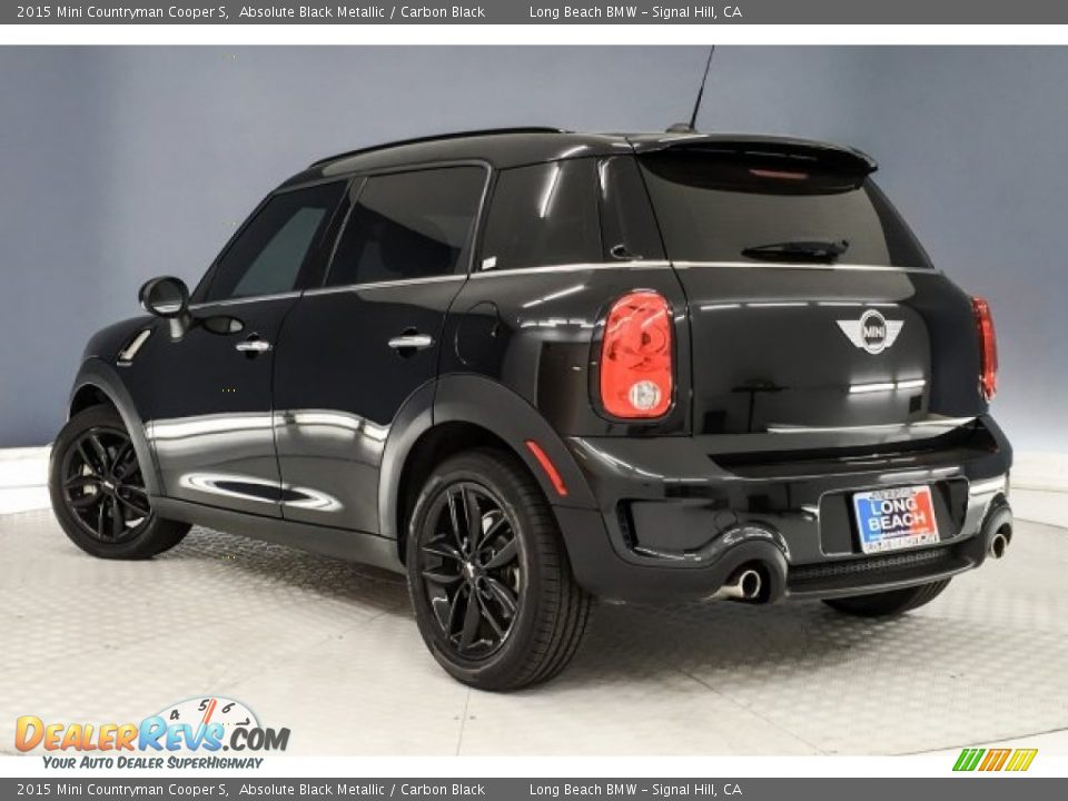 2015 Mini Countryman Cooper S Absolute Black Metallic / Carbon Black Photo #10
