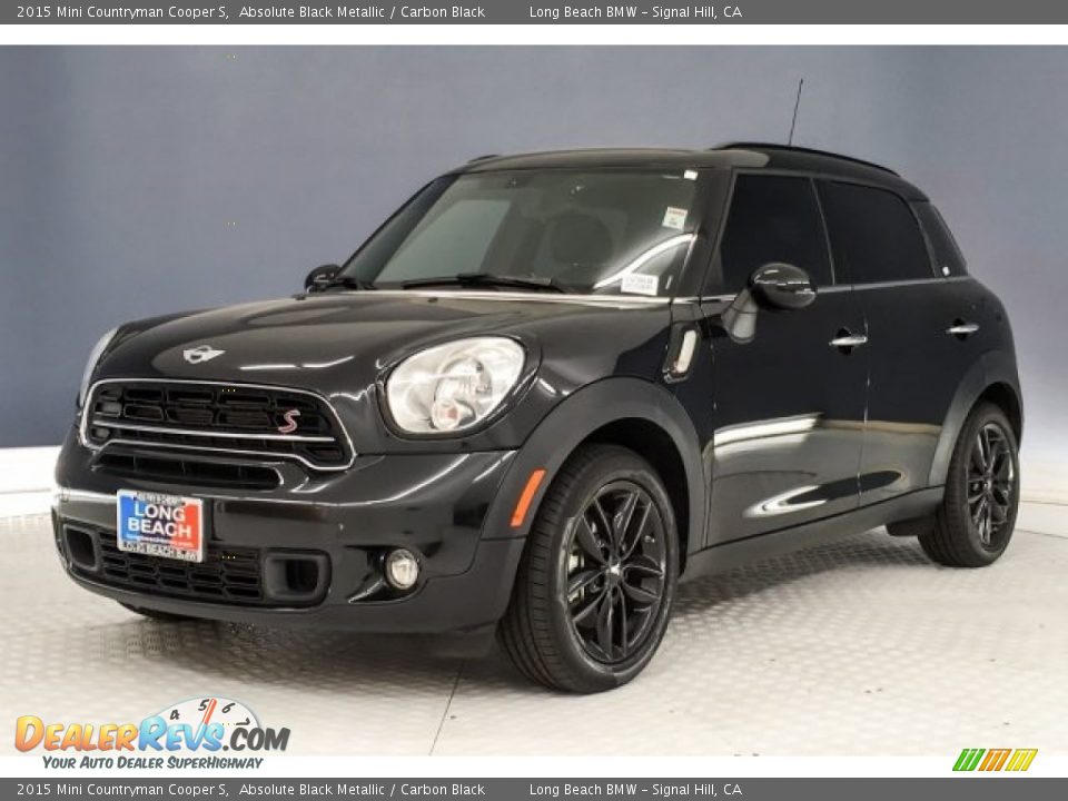 2015 Mini Countryman Cooper S Absolute Black Metallic / Carbon Black Photo #13