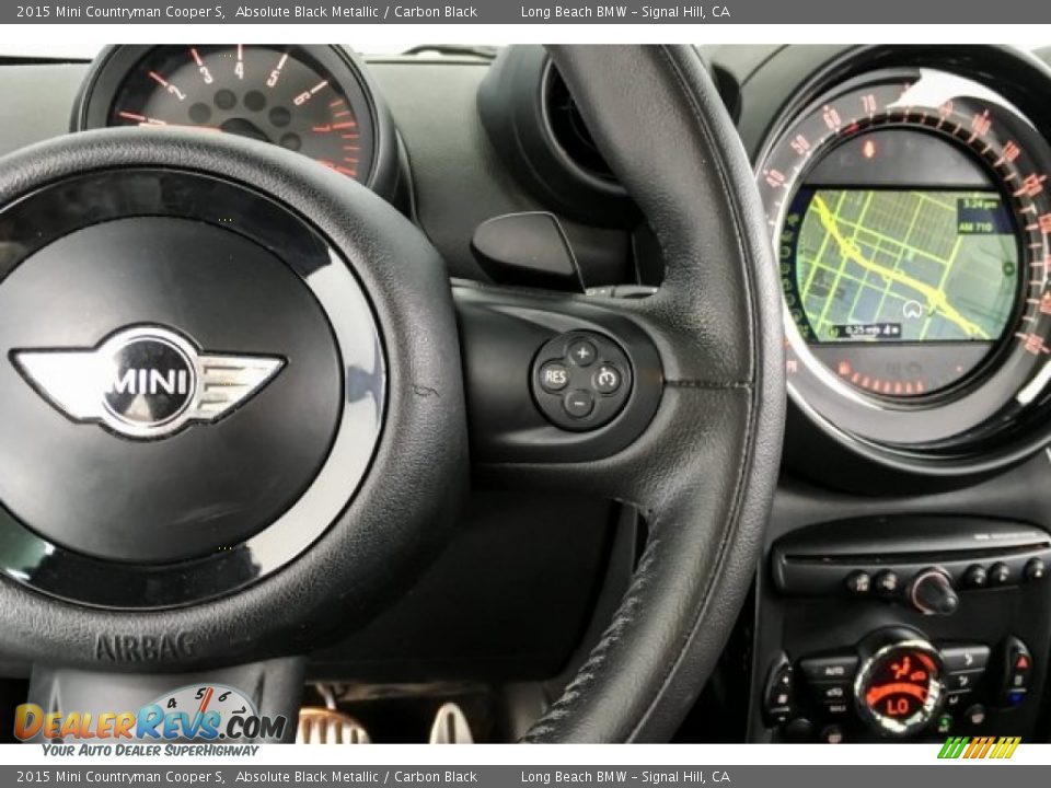 2015 Mini Countryman Cooper S Absolute Black Metallic / Carbon Black Photo #15