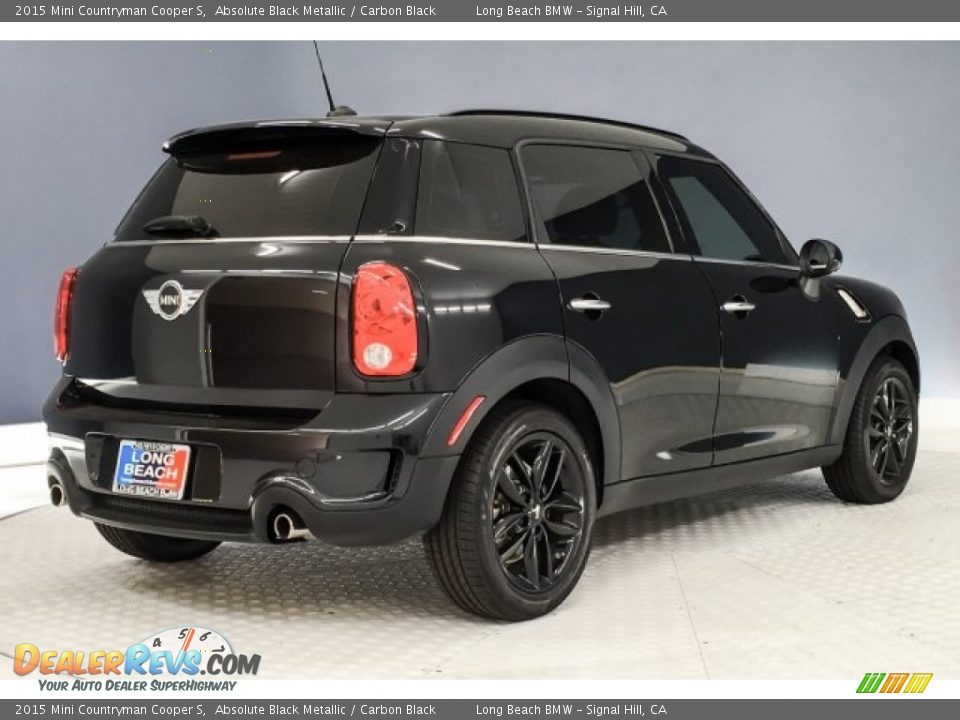 2015 Mini Countryman Cooper S Absolute Black Metallic / Carbon Black Photo #16