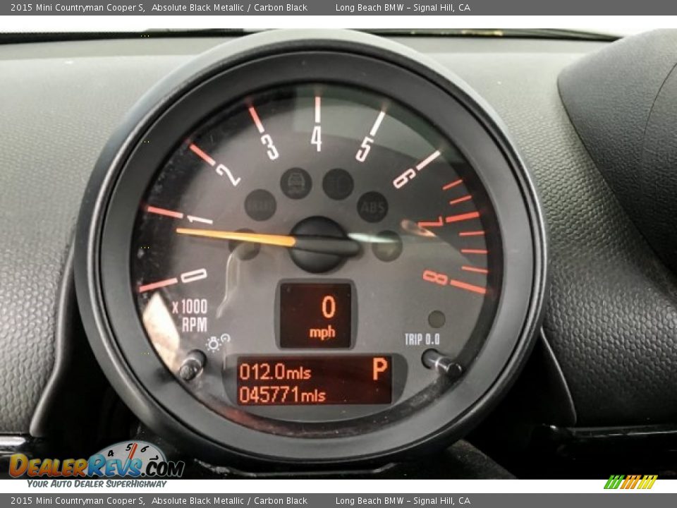 2015 Mini Countryman Cooper S Absolute Black Metallic / Carbon Black Photo #17