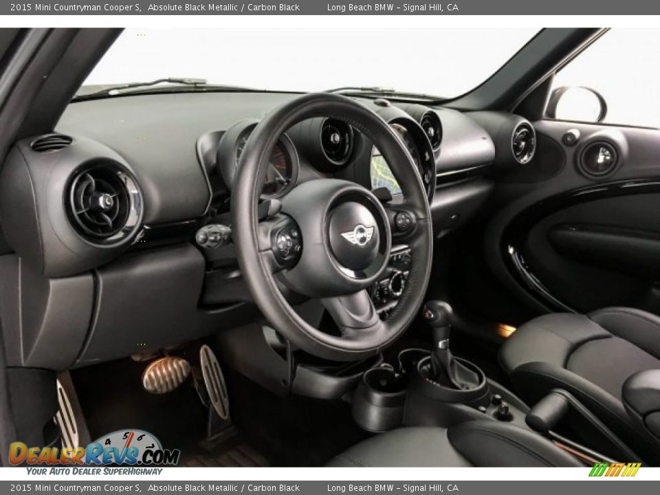 2015 Mini Countryman Cooper S Absolute Black Metallic / Carbon Black Photo #19