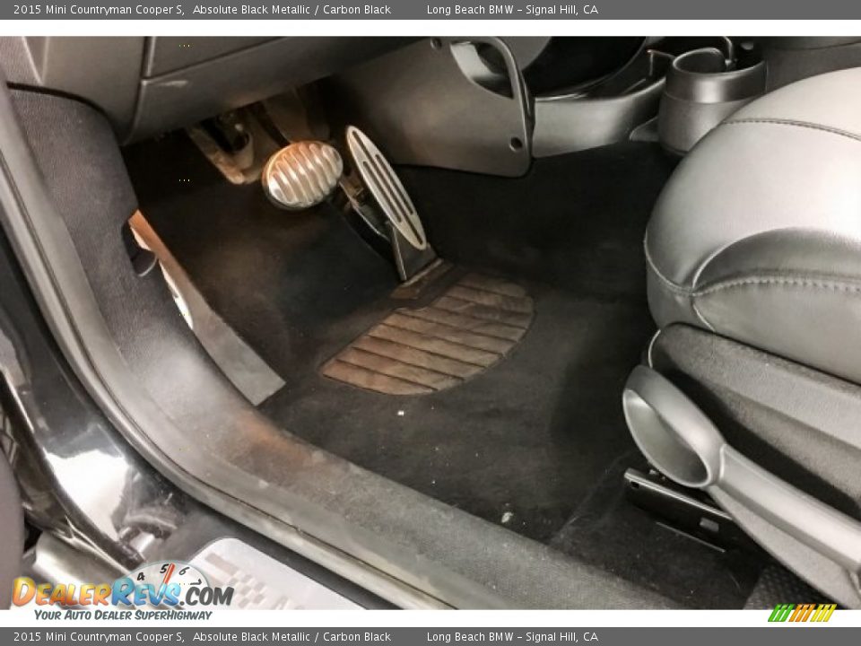 2015 Mini Countryman Cooper S Absolute Black Metallic / Carbon Black Photo #20