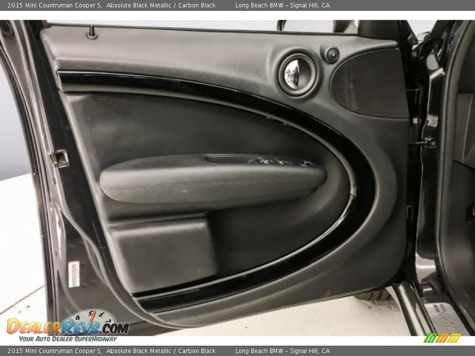 2015 Mini Countryman Cooper S Absolute Black Metallic / Carbon Black Photo #22