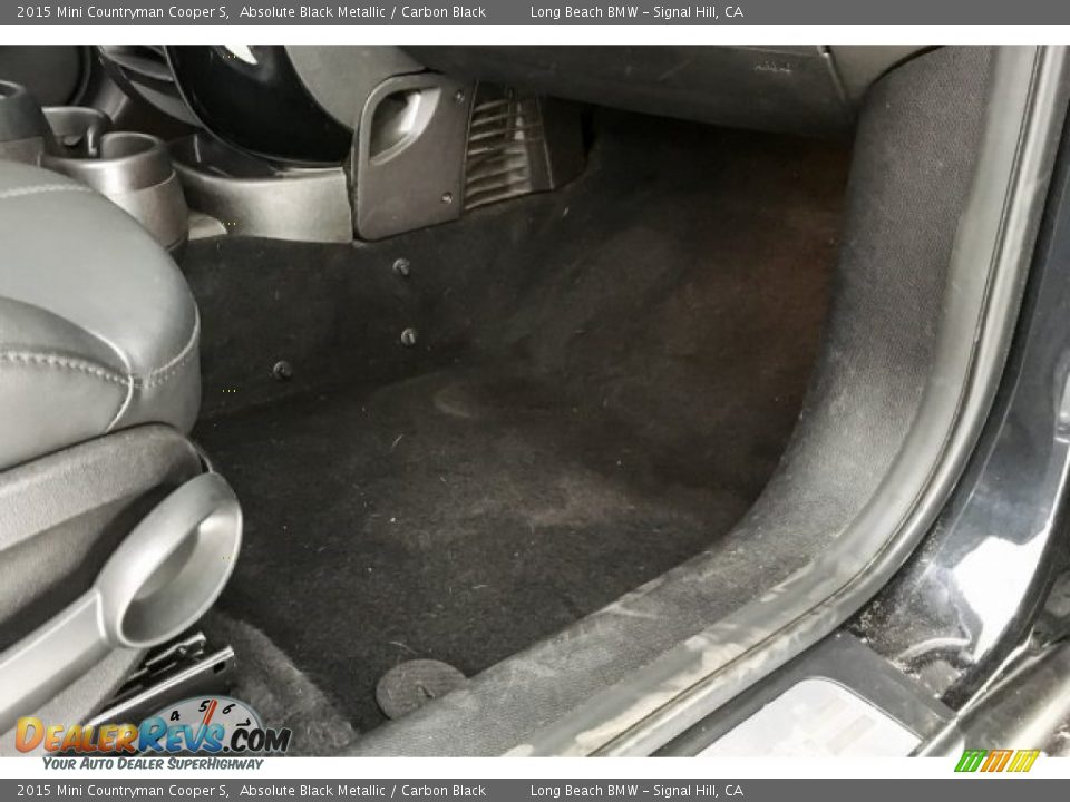 2015 Mini Countryman Cooper S Absolute Black Metallic / Carbon Black Photo #24