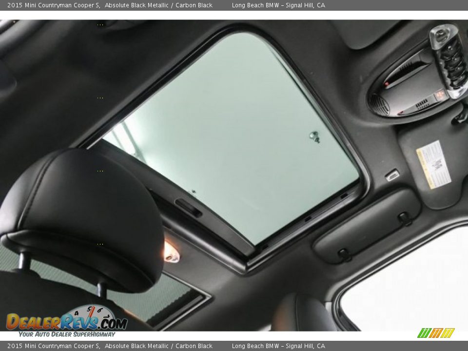 2015 Mini Countryman Cooper S Absolute Black Metallic / Carbon Black Photo #25