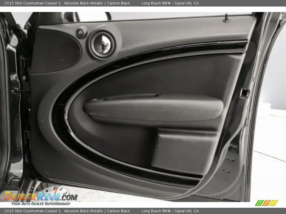 2015 Mini Countryman Cooper S Absolute Black Metallic / Carbon Black Photo #26