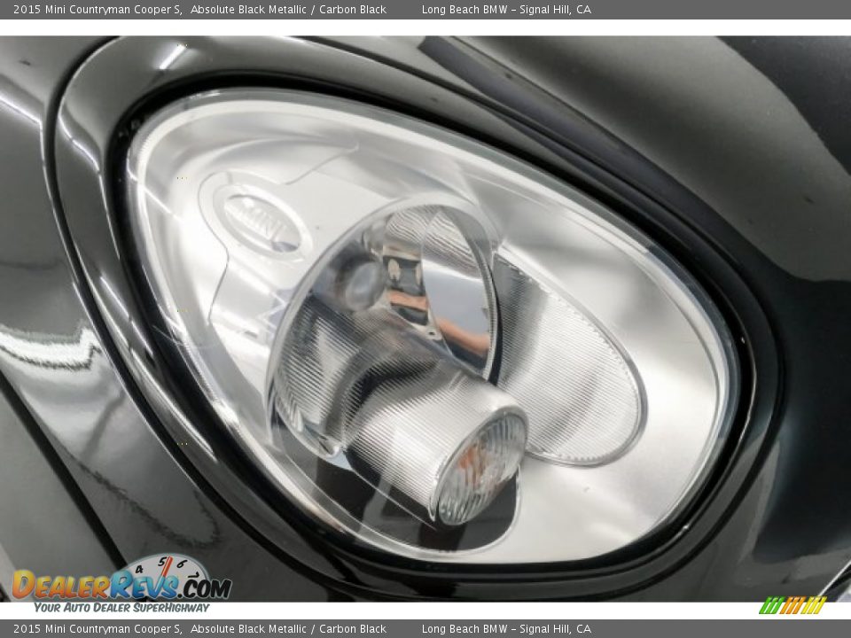 2015 Mini Countryman Cooper S Absolute Black Metallic / Carbon Black Photo #28