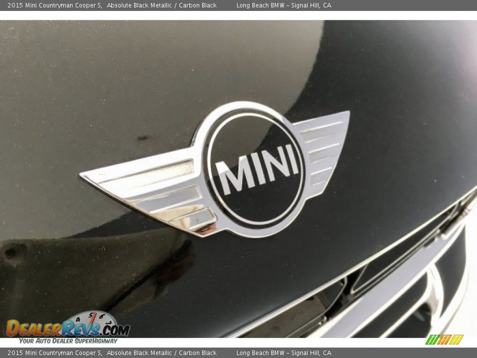 2015 Mini Countryman Cooper S Absolute Black Metallic / Carbon Black Photo #29