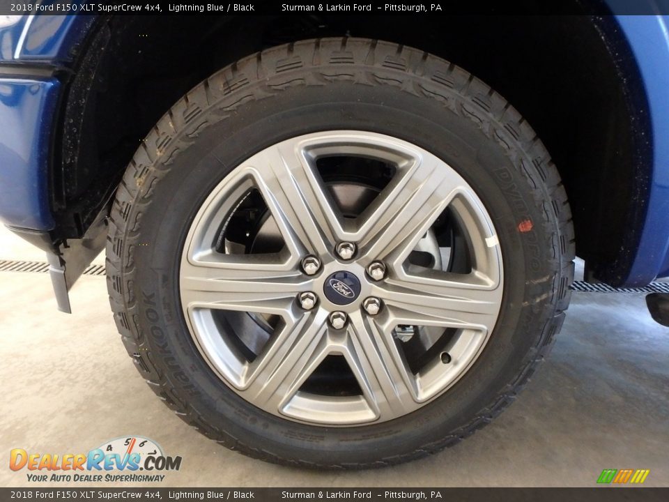 2018 Ford F150 XLT SuperCrew 4x4 Lightning Blue / Black Photo #5