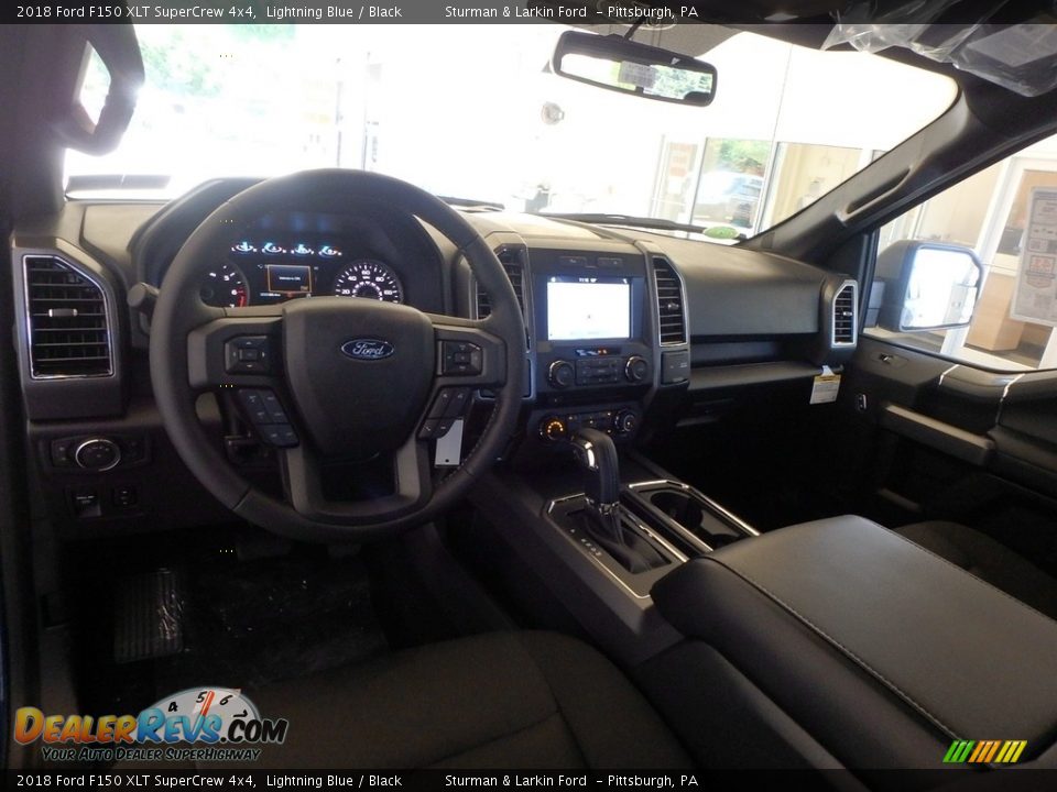 2018 Ford F150 XLT SuperCrew 4x4 Lightning Blue / Black Photo #8