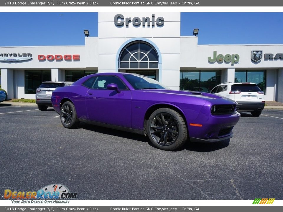 2018 Dodge Challenger R/T Plum Crazy Pearl / Black Photo #1