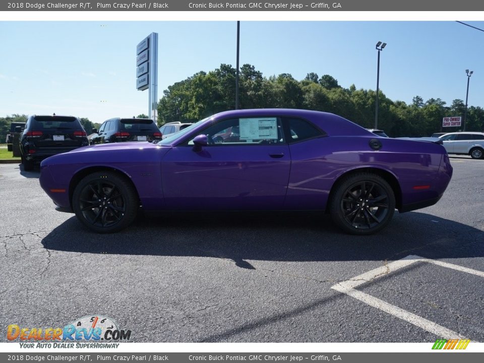 2018 Dodge Challenger R/T Plum Crazy Pearl / Black Photo #4