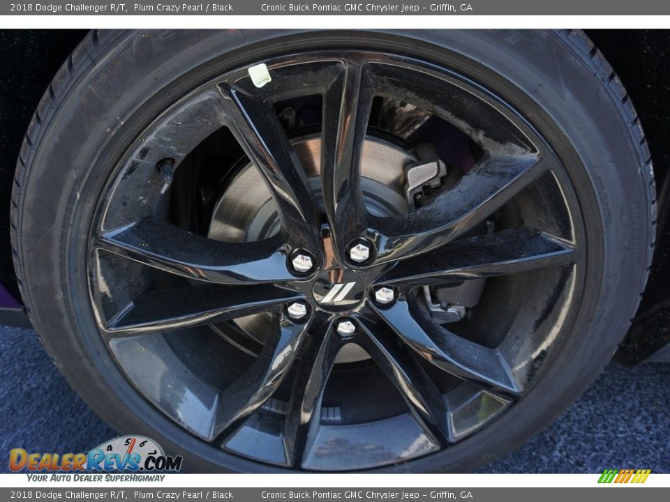 2018 Dodge Challenger R/T Plum Crazy Pearl / Black Photo #8