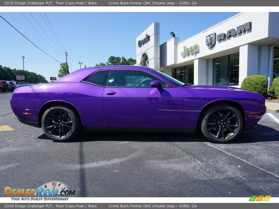 2018 Dodge Challenger R/T Plum Crazy Pearl / Black Photo #11