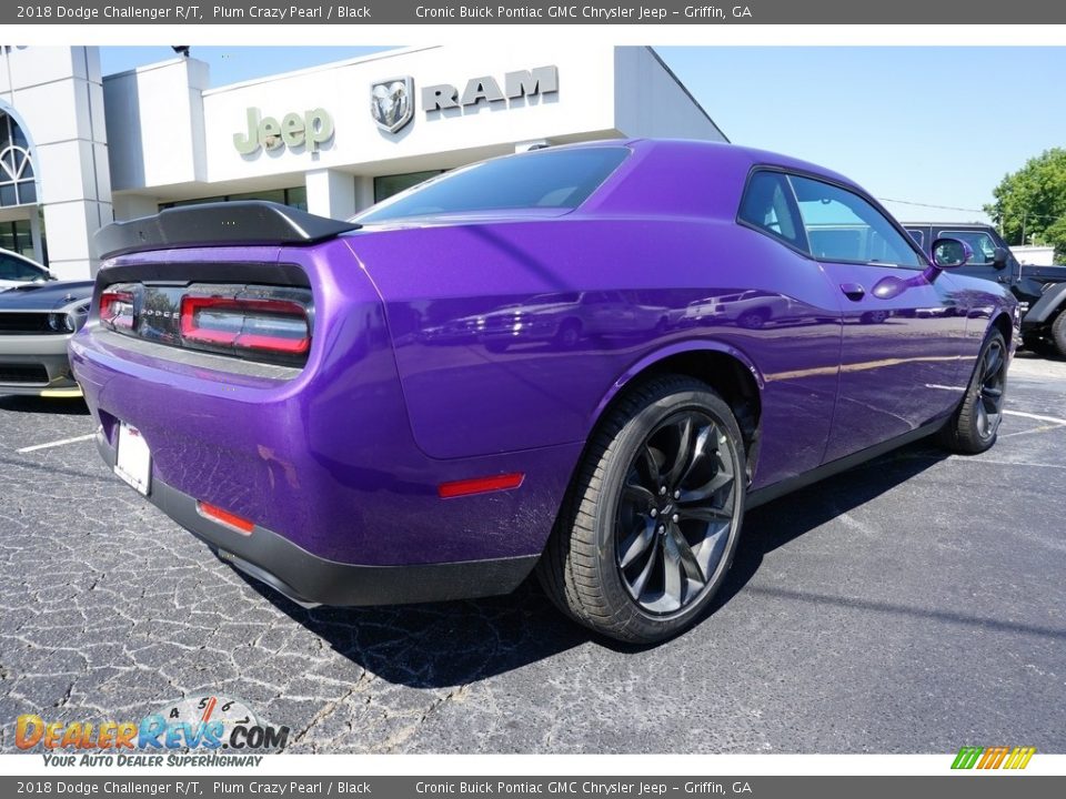 2018 Dodge Challenger R/T Plum Crazy Pearl / Black Photo #12