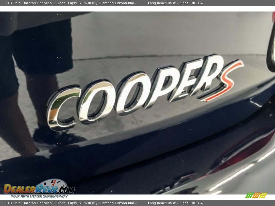 2018 Mini Hardtop Cooper S 2 Door Lapisluxury Blue / Diamond Carbon Black Photo #7