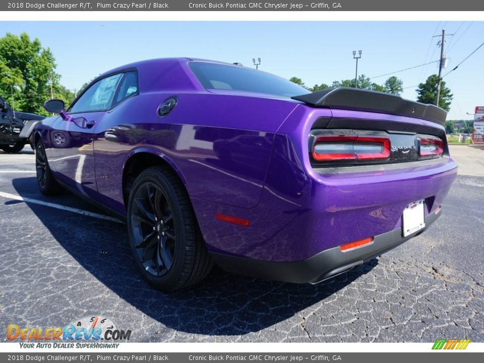 2018 Dodge Challenger R/T Plum Crazy Pearl / Black Photo #14