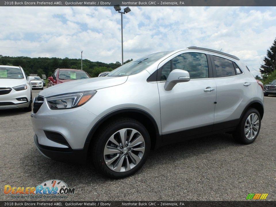 2018 Buick Encore Preferred AWD Quicksilver Metallic / Ebony Photo #1