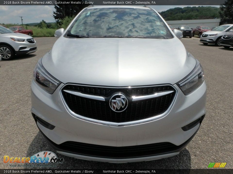 2018 Buick Encore Preferred AWD Quicksilver Metallic / Ebony Photo #2