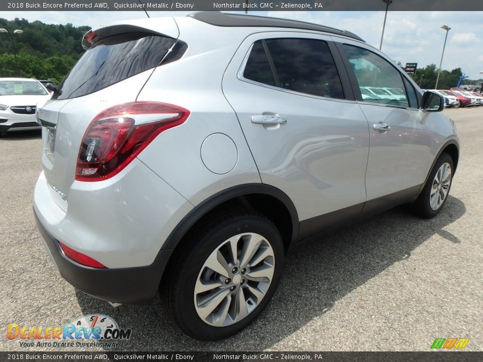 2018 Buick Encore Preferred AWD Quicksilver Metallic / Ebony Photo #5