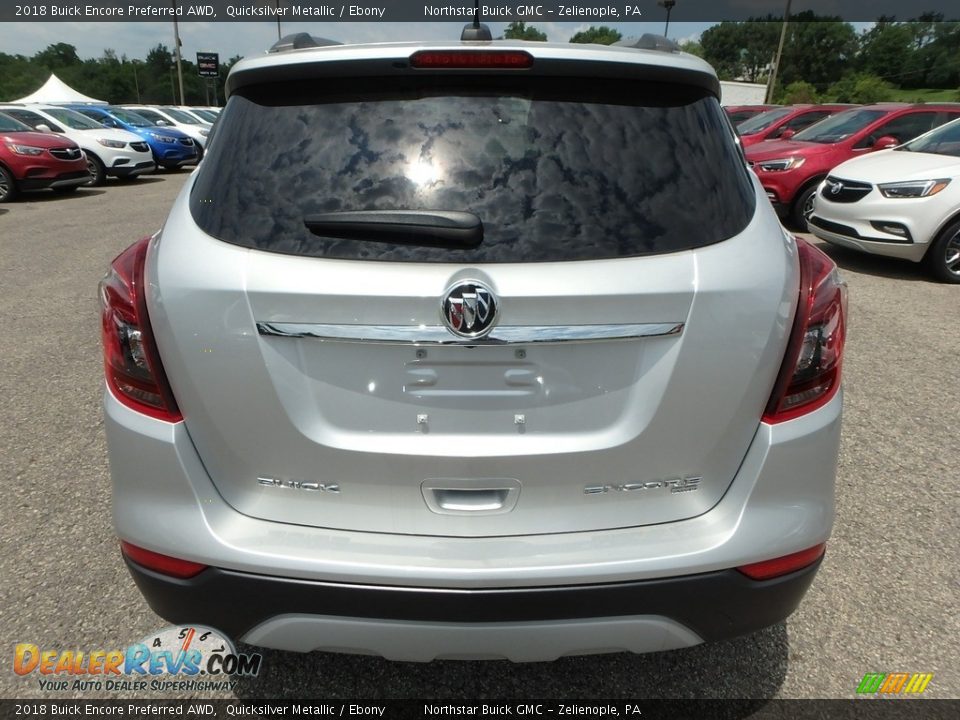 2018 Buick Encore Preferred AWD Quicksilver Metallic / Ebony Photo #6