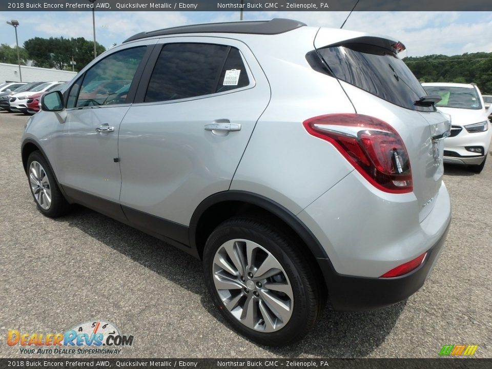 2018 Buick Encore Preferred AWD Quicksilver Metallic / Ebony Photo #8