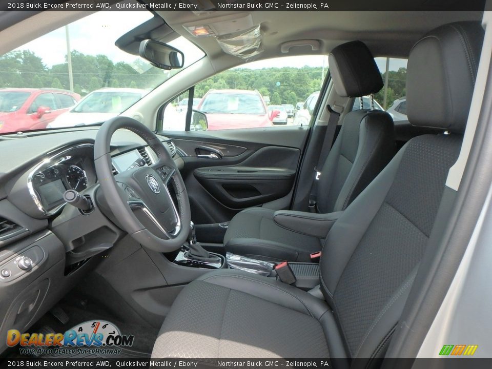 2018 Buick Encore Preferred AWD Quicksilver Metallic / Ebony Photo #11