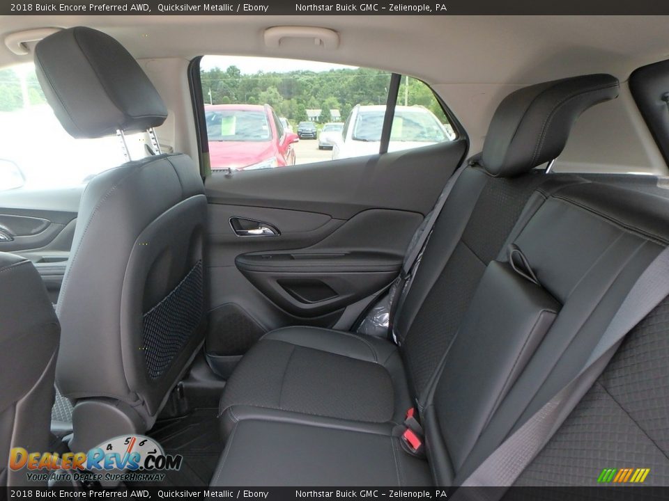 2018 Buick Encore Preferred AWD Quicksilver Metallic / Ebony Photo #12