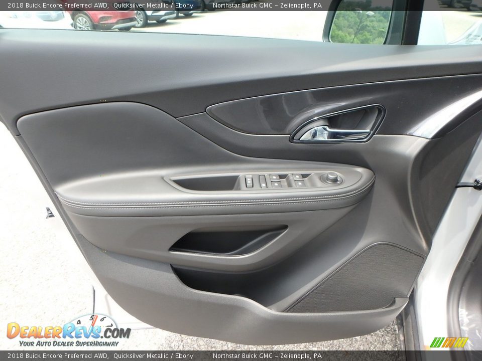2018 Buick Encore Preferred AWD Quicksilver Metallic / Ebony Photo #14