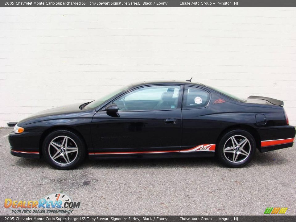 2005 Chevrolet Monte Carlo Supercharged SS Tony Stewart Signature Series Black / Ebony Photo #2