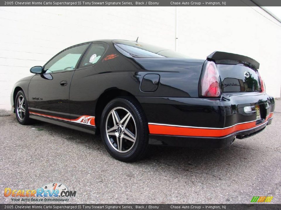 2005 Chevrolet Monte Carlo Supercharged SS Tony Stewart Signature Series Black / Ebony Photo #10