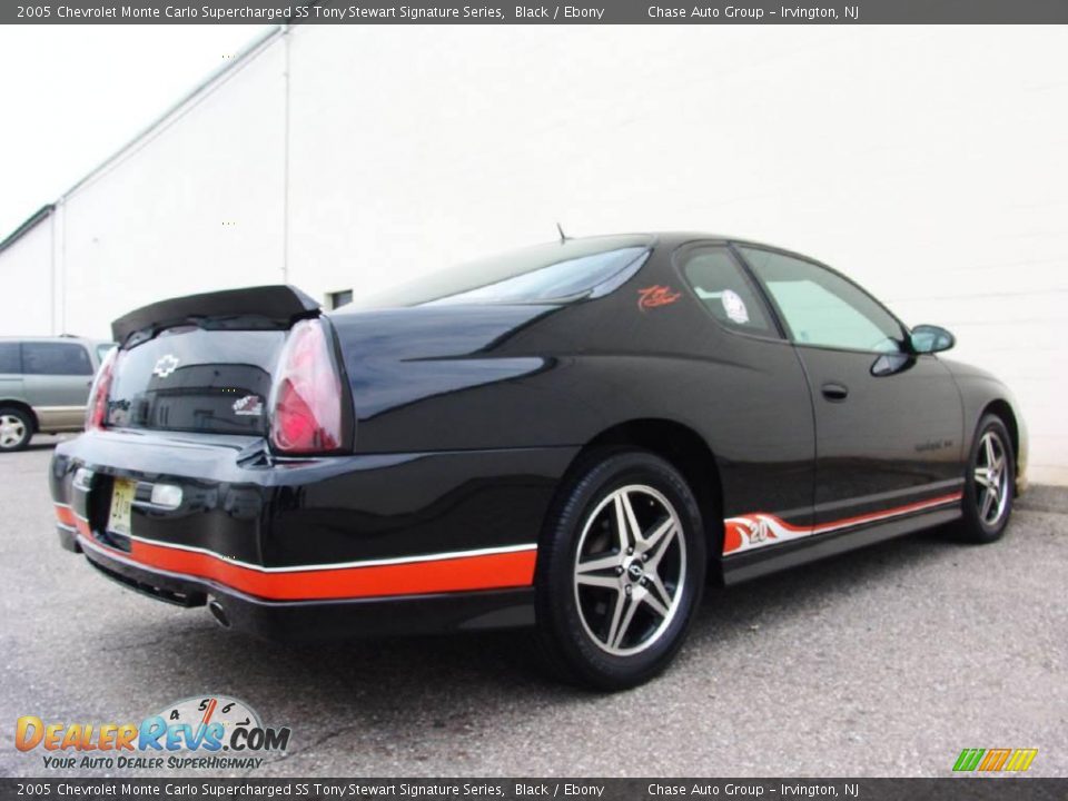 2005 Chevrolet Monte Carlo Supercharged SS Tony Stewart Signature Series Black / Ebony Photo #11