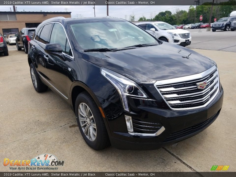 2019 Cadillac XT5 Luxury AWD Stellar Black Metallic / Jet Black Photo #1