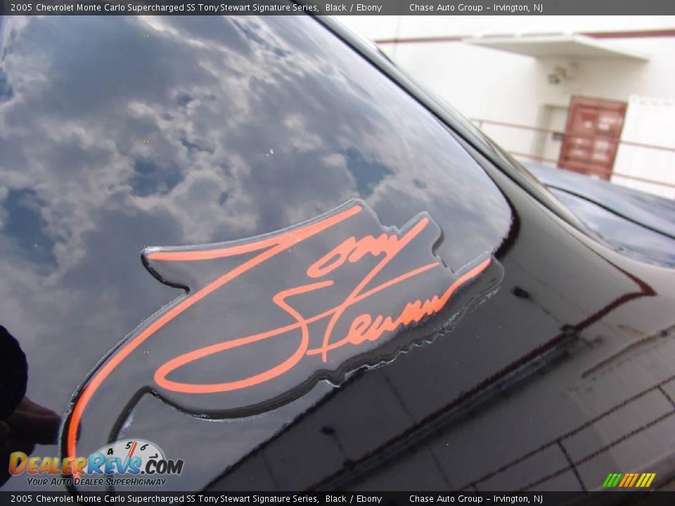 2005 Chevrolet Monte Carlo Supercharged SS Tony Stewart Signature Series Black / Ebony Photo #13