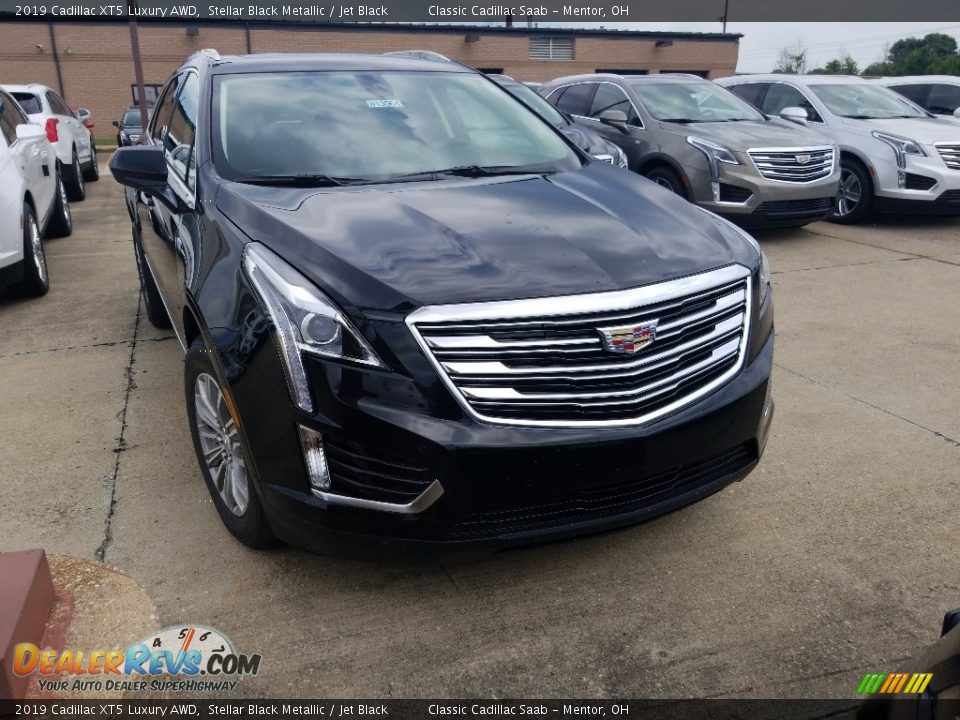 2019 Cadillac XT5 Luxury AWD Stellar Black Metallic / Jet Black Photo #1