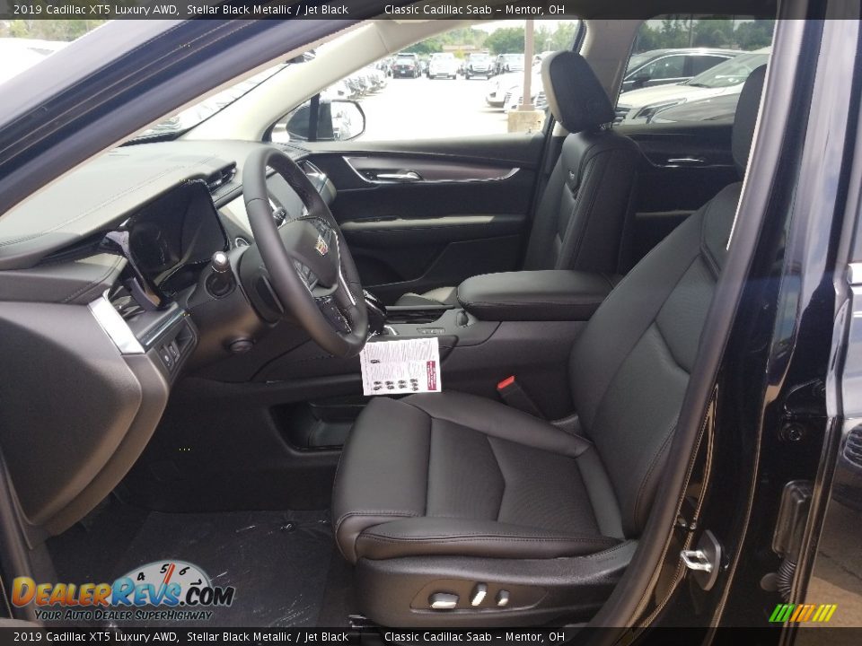 Jet Black Interior - 2019 Cadillac XT5 Luxury AWD Photo #3