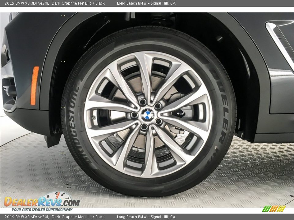 2019 BMW X3 sDrive30i Dark Graphite Metallic / Black Photo #9