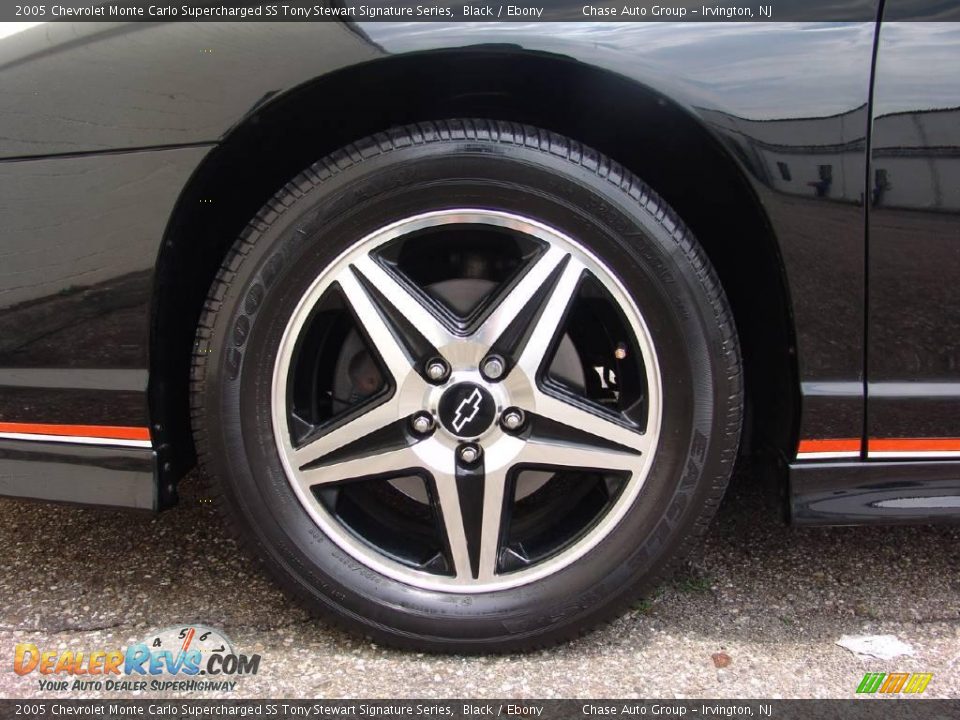 2005 Chevrolet Monte Carlo Supercharged SS Tony Stewart Signature Series Black / Ebony Photo #20