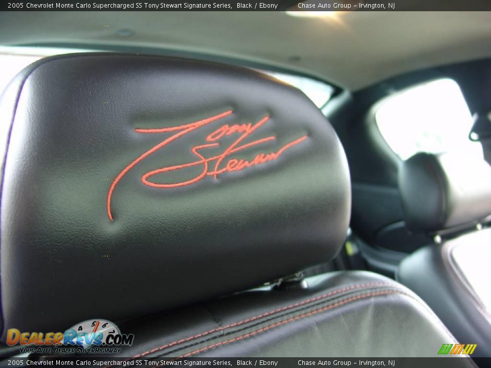 2005 Chevrolet Monte Carlo Supercharged SS Tony Stewart Signature Series Black / Ebony Photo #31